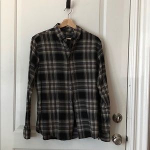 Plaid Slate & Stone Button Up Shirt